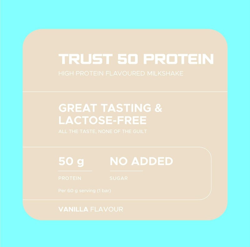 يو إس إن ميلك شيك بروتين بنكهة الفانيليا من USN Trust، 500 مل - Image 4